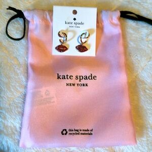 Kate Spade kiss kiss earrings
